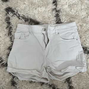 White H&M shorts. worn a few times but in good shape